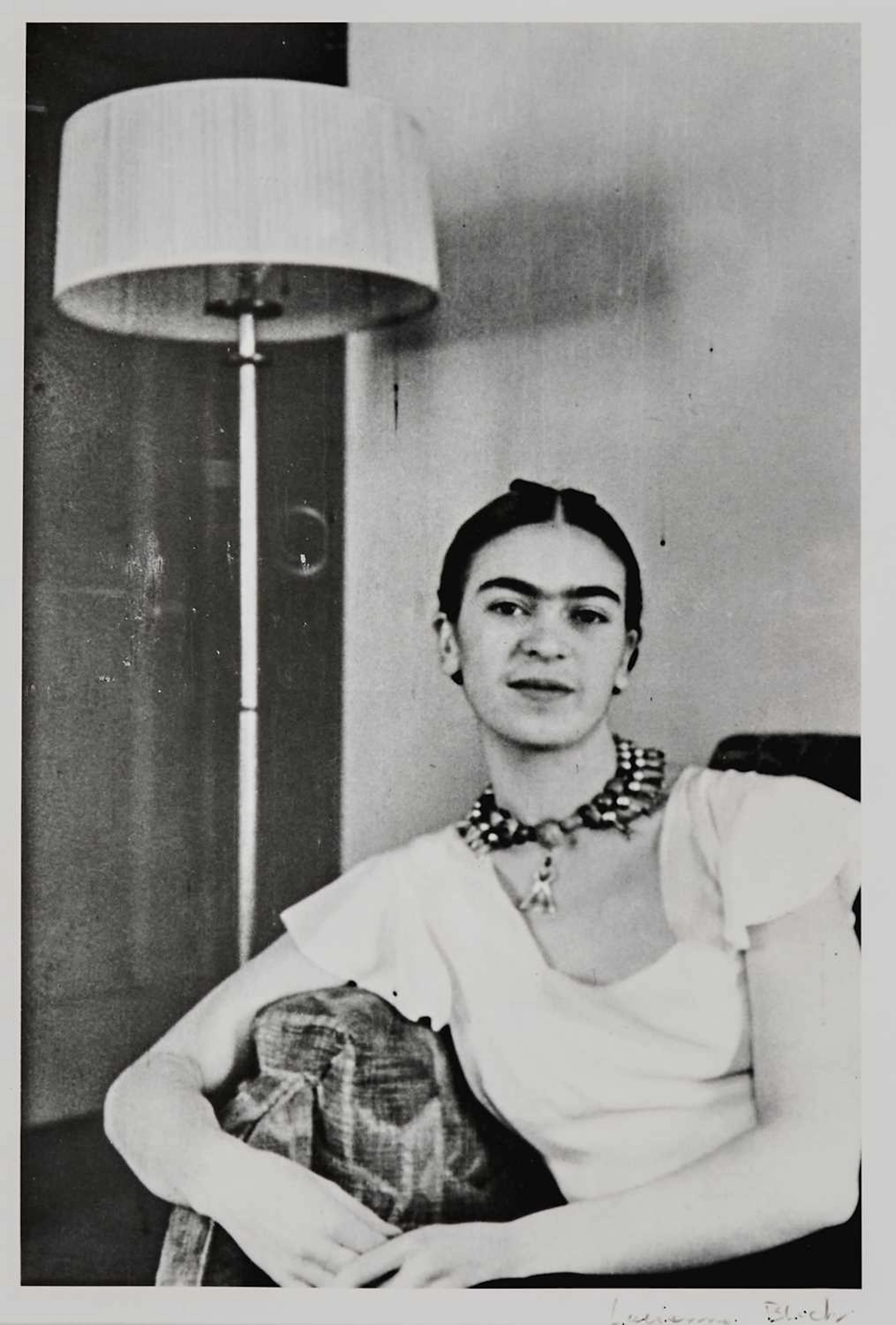 Lucienne Bloch, Frida by the Lamp. 1931