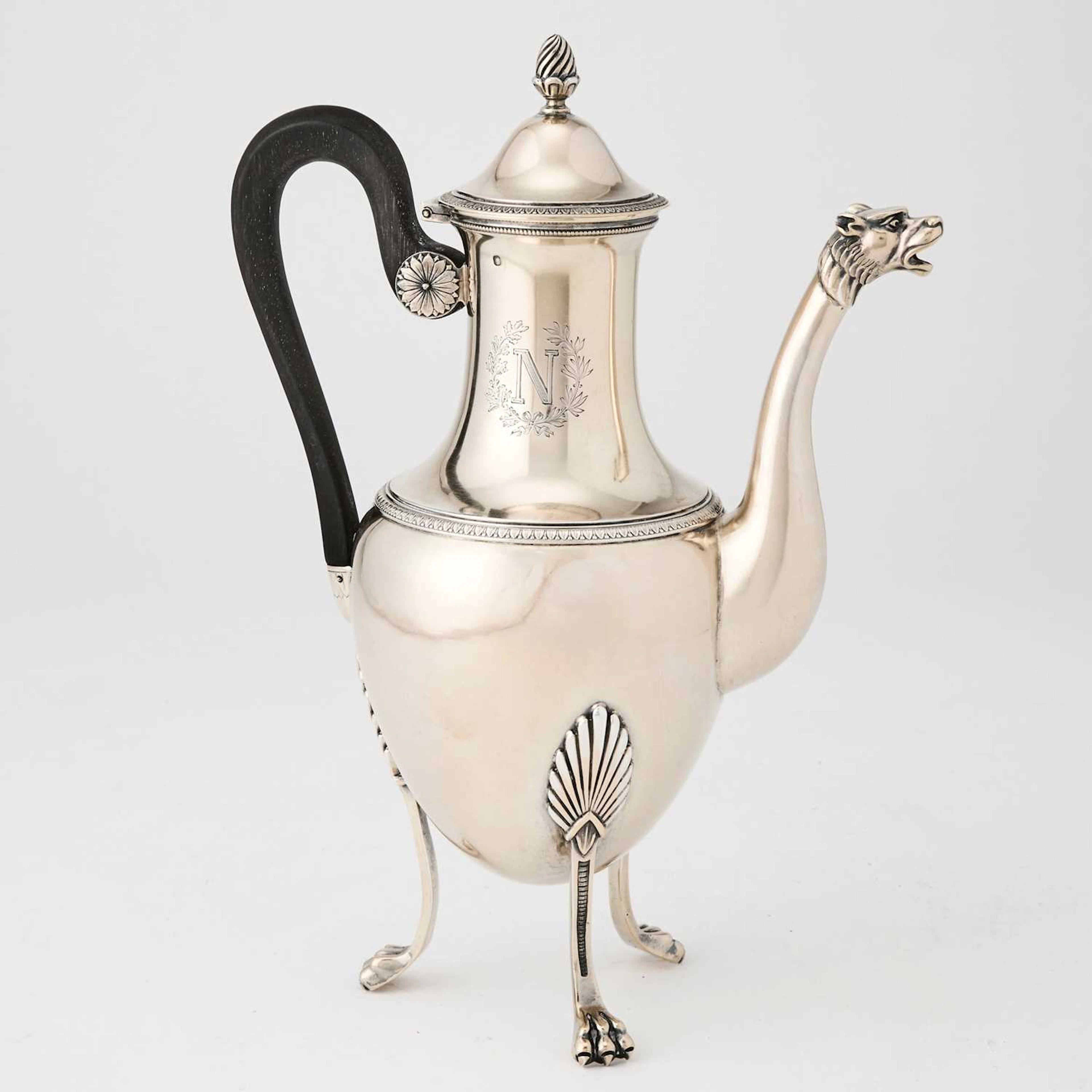 French Empire Style Silver Coffee Pot
