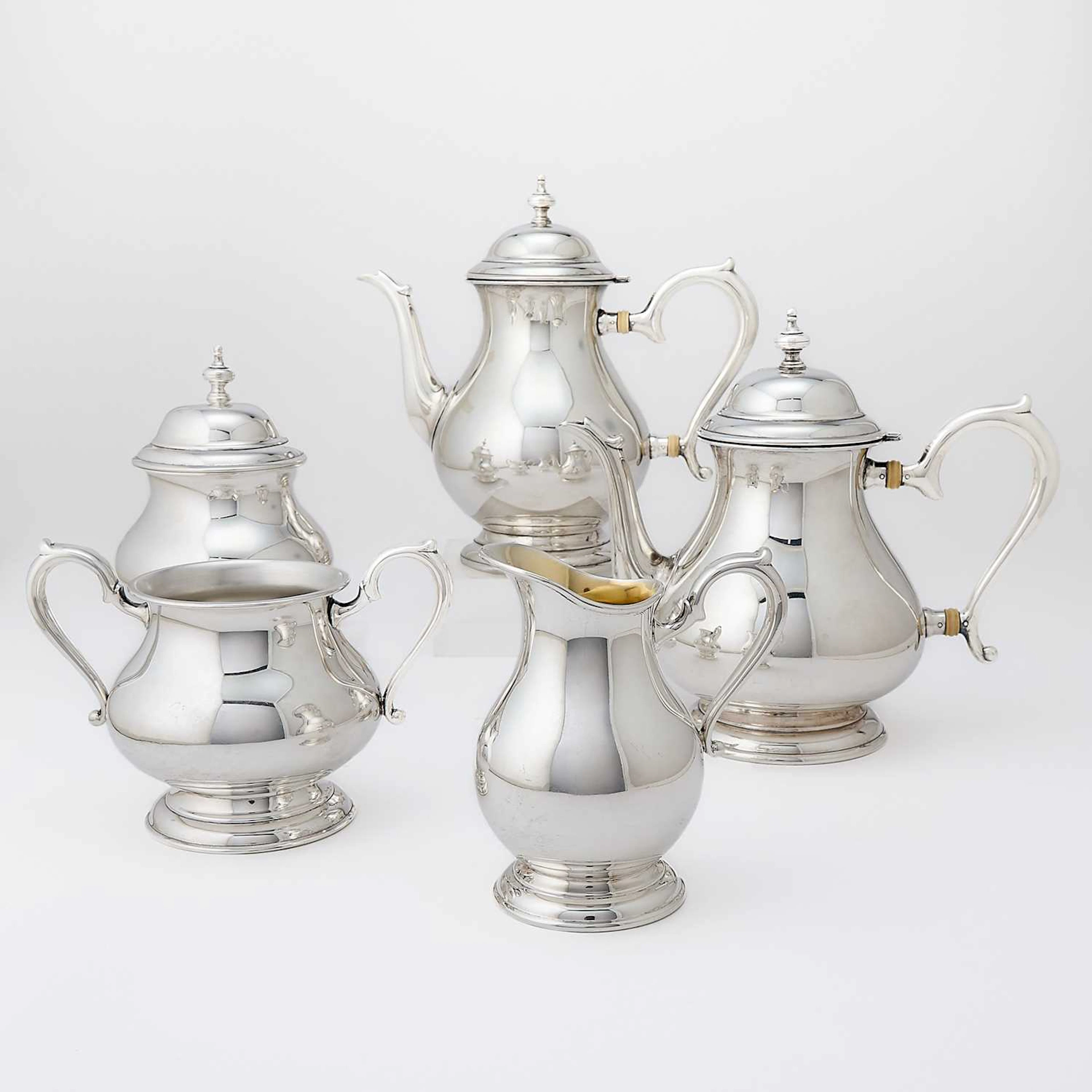 Lunt Sterling Silver Tea and Coffee Service