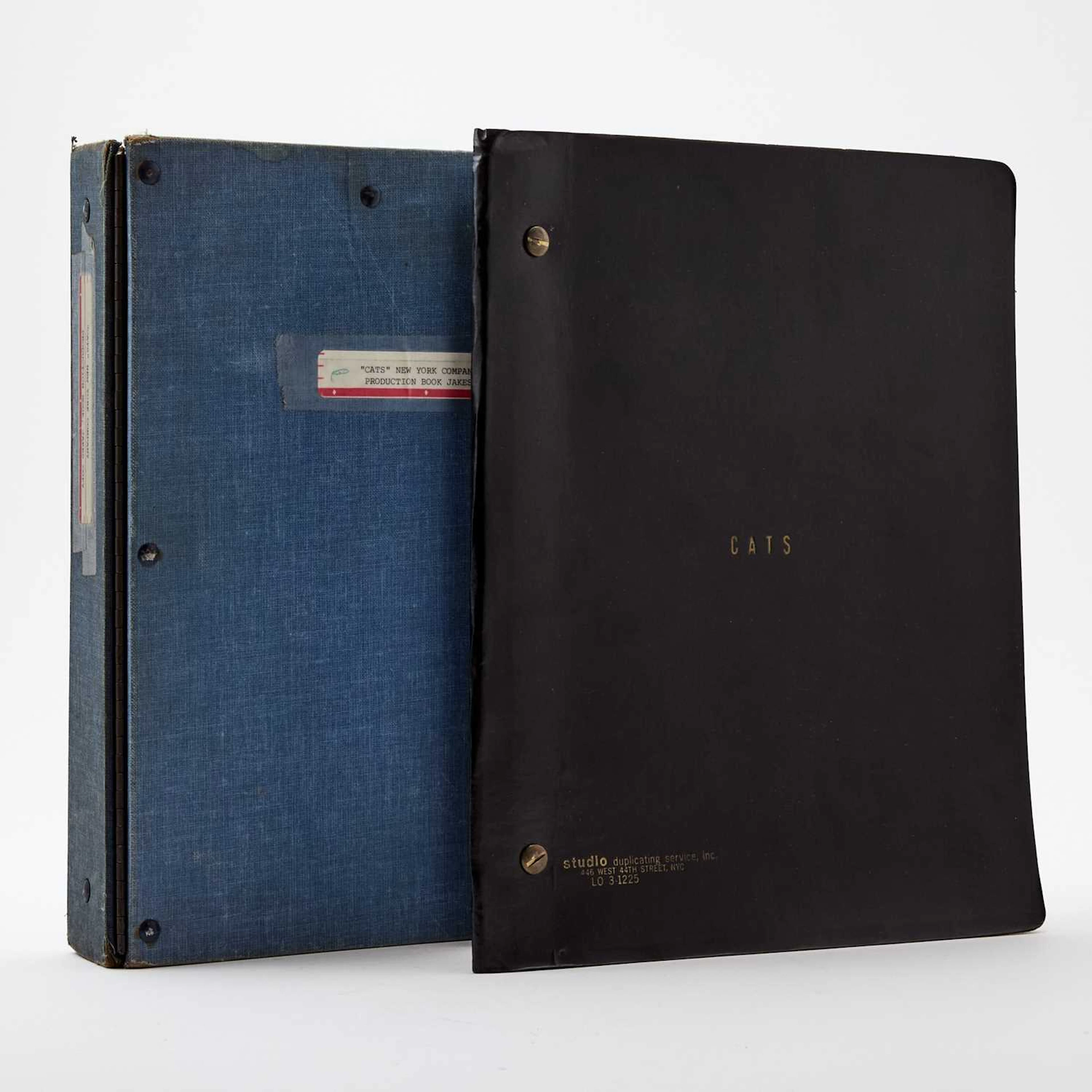 Jake Bell’s Annotated Production Book and Script from Cats