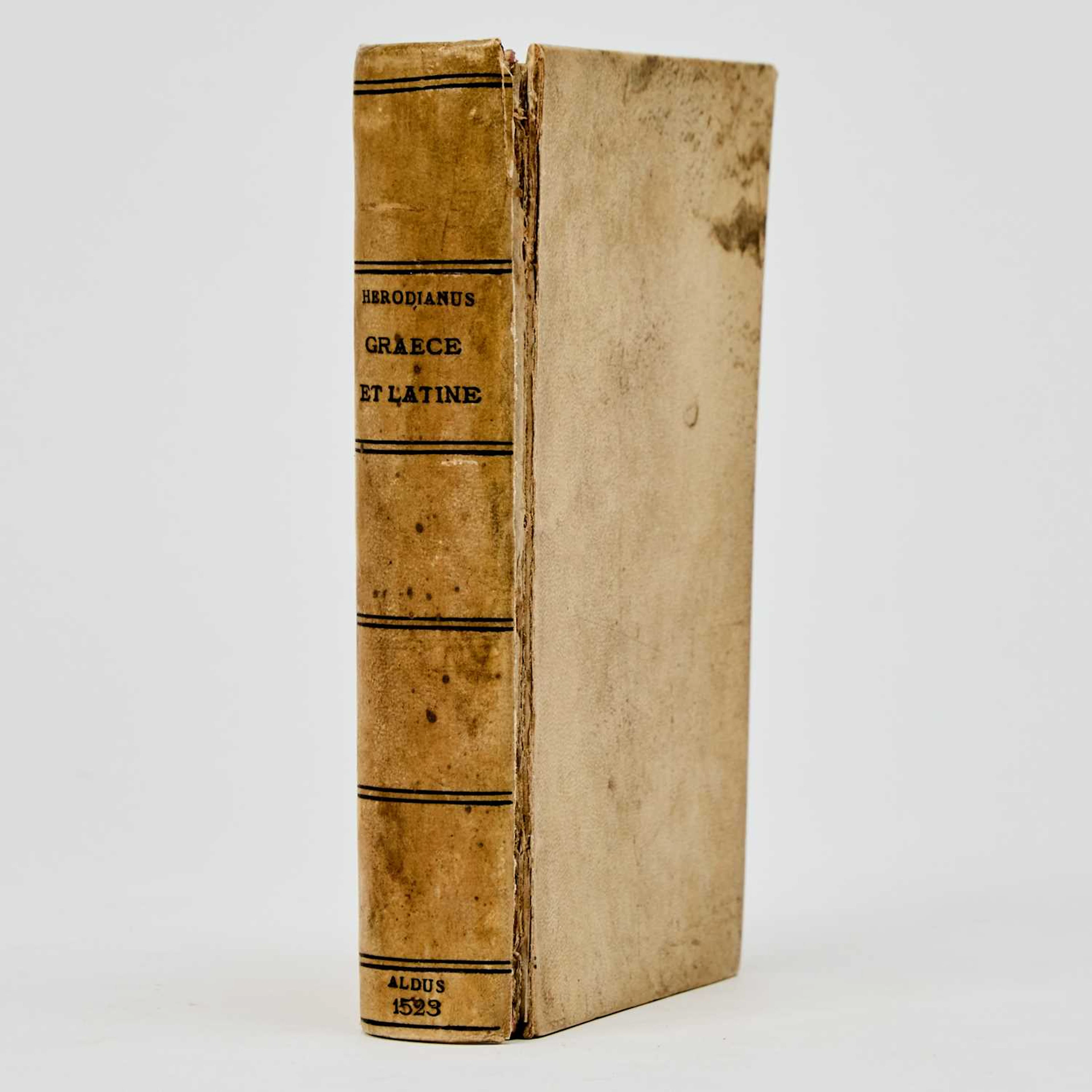 The first Aldine edition of Herodian's Roman History with early annotations
