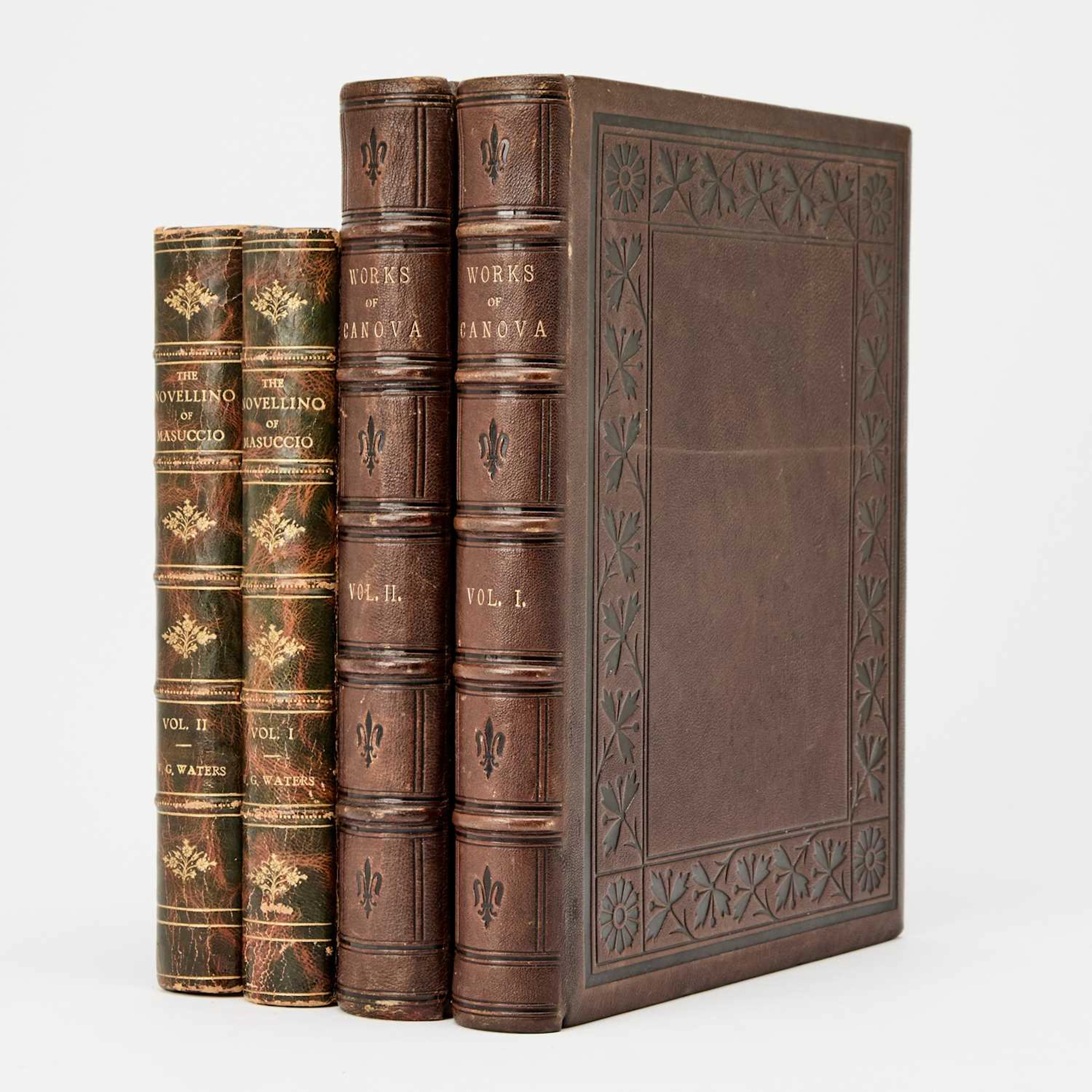 The works of Antonio Canova, with attractive full-page plates
