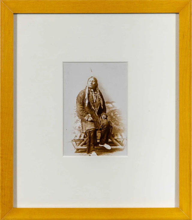 An enticing photograph of Chief Joseph