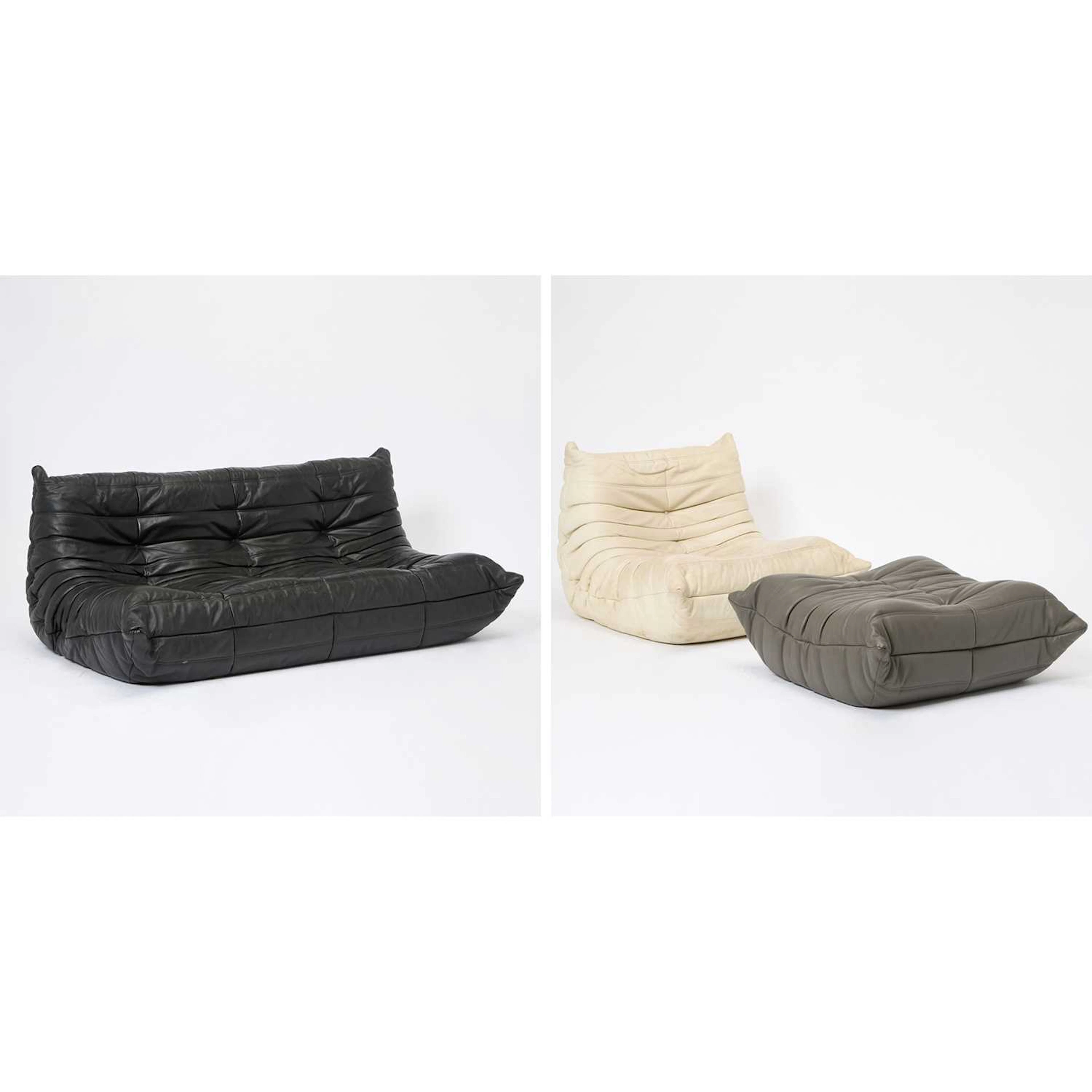 Suite of Michael Ducaroy for Ligne Roset Upholstered "Togo" Furniture