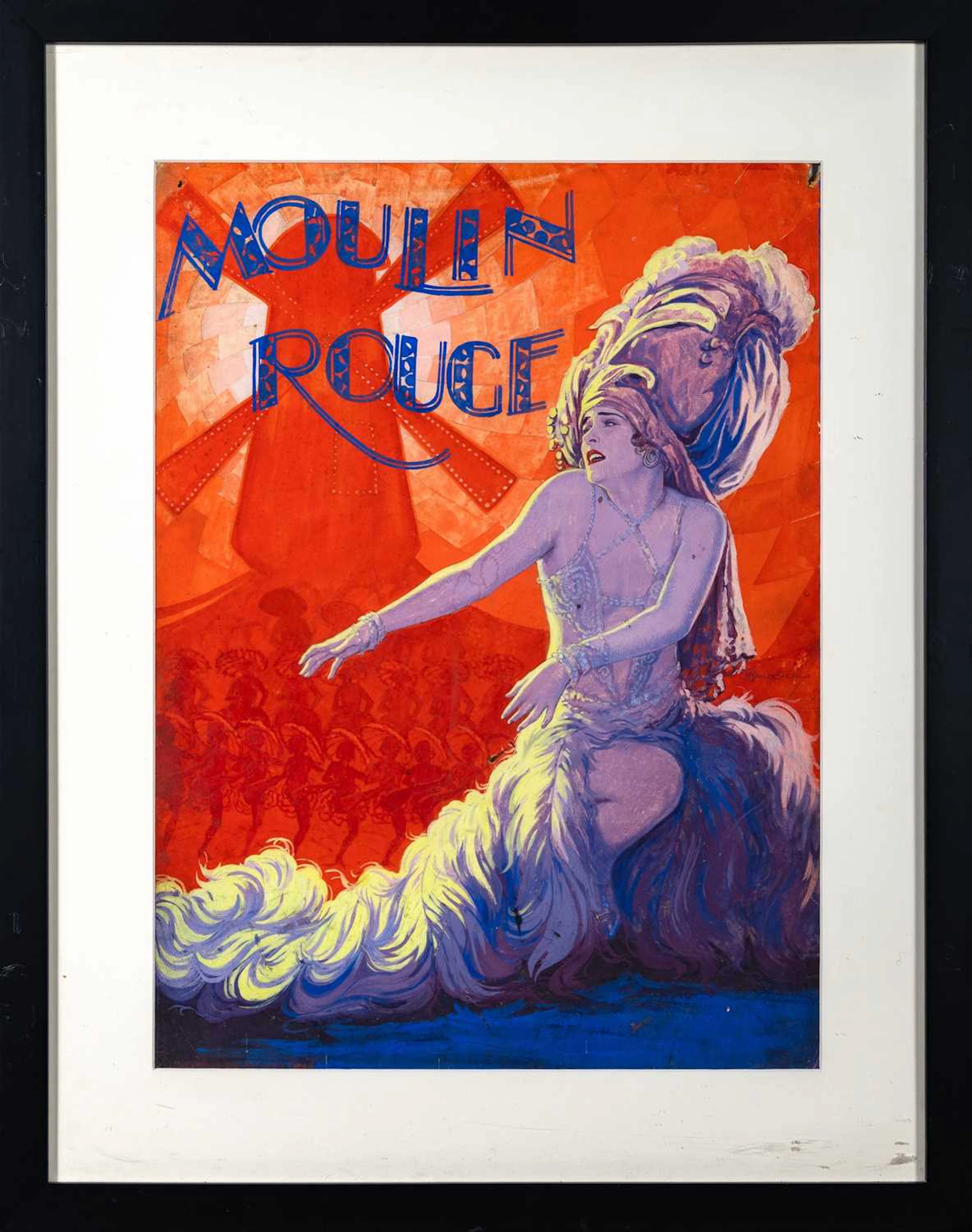 Original poster art for the first Moulin Rouge film