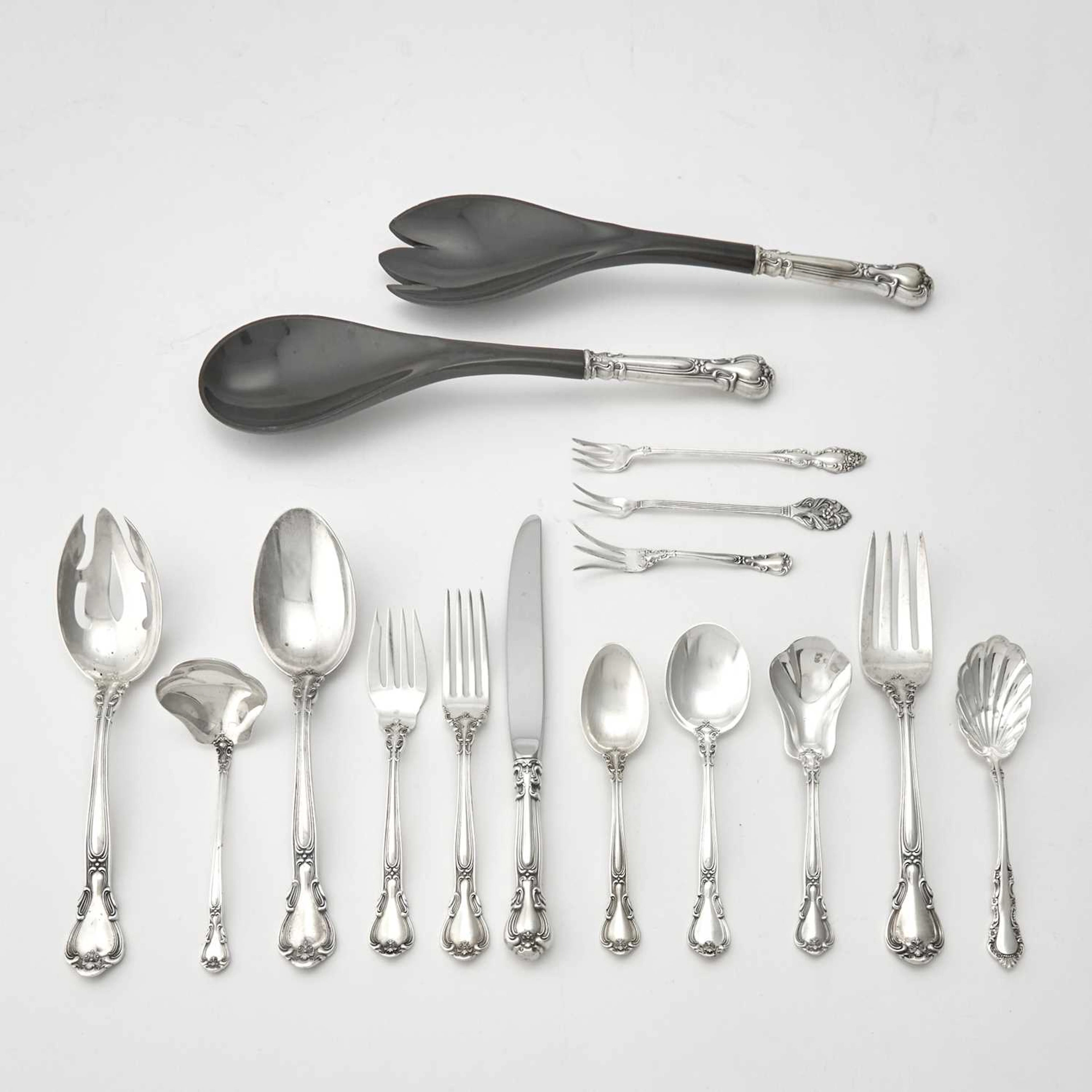 Gorham Sterling Silver 'Chantilly' Pattern Partial Flatware Service
