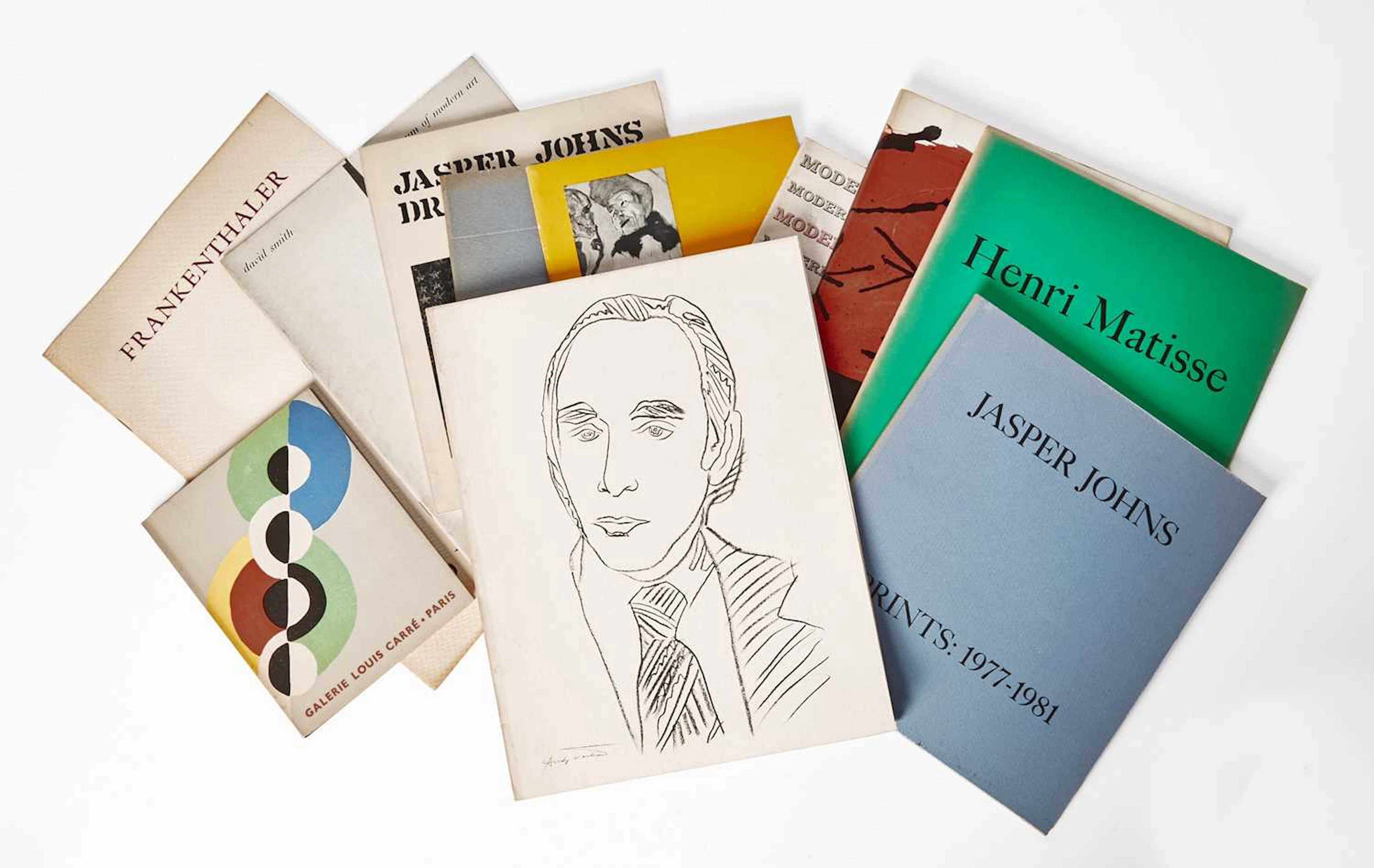 A collection of museum and gallery catalogs
