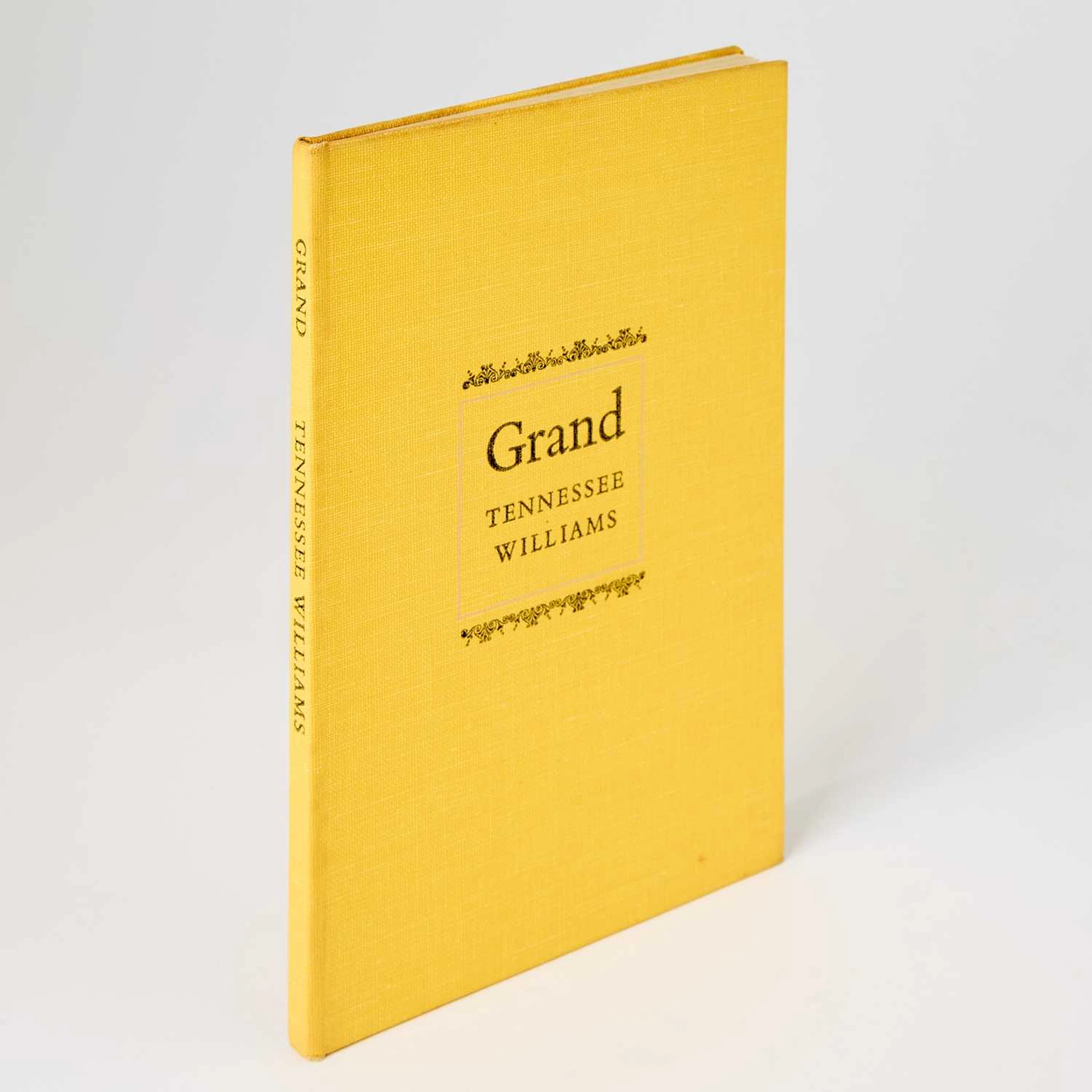 A lettered presentation copy of Tennessee Williams' Grand