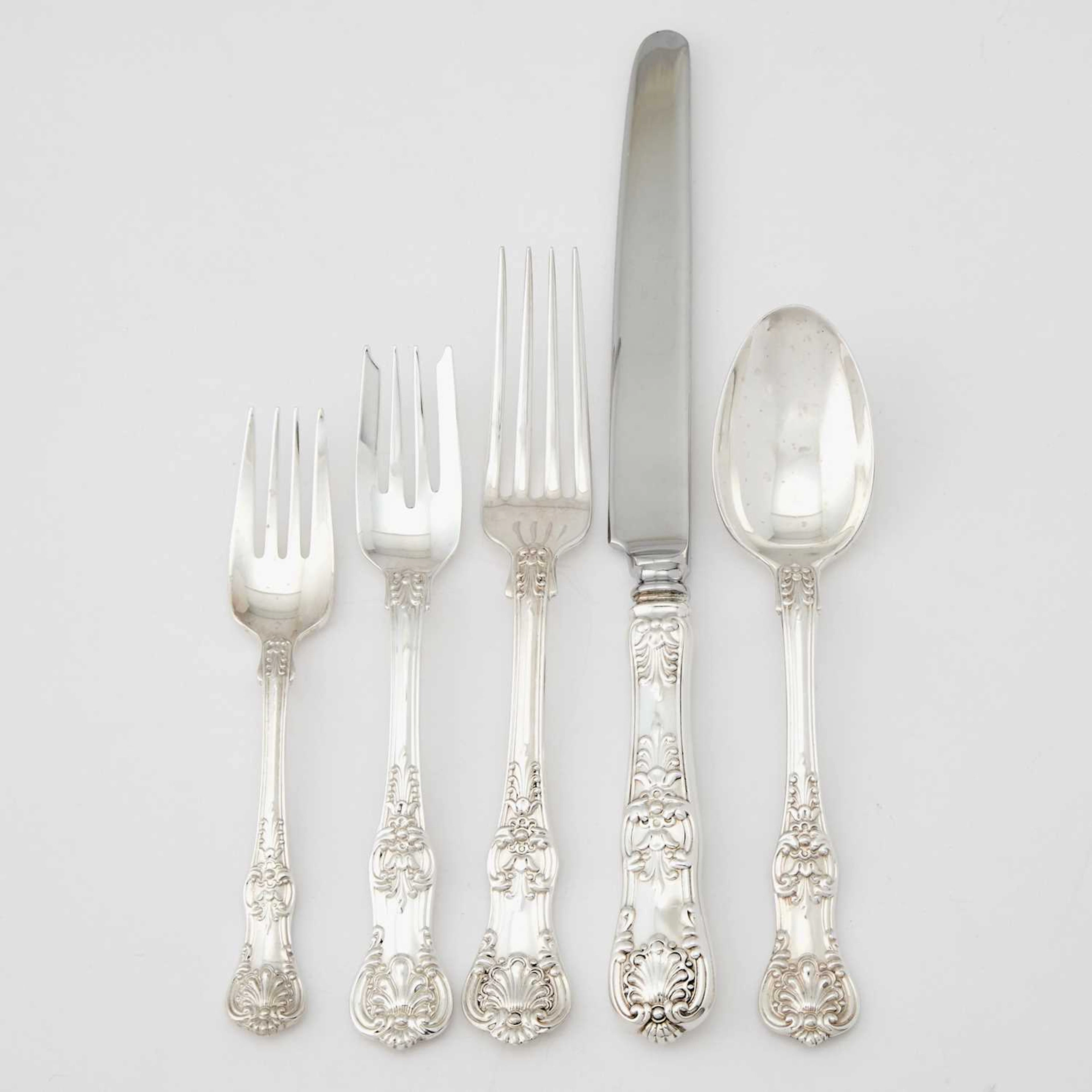Tiffany & Co. Sterling Silver “English King” Pattern Part Flatware Service