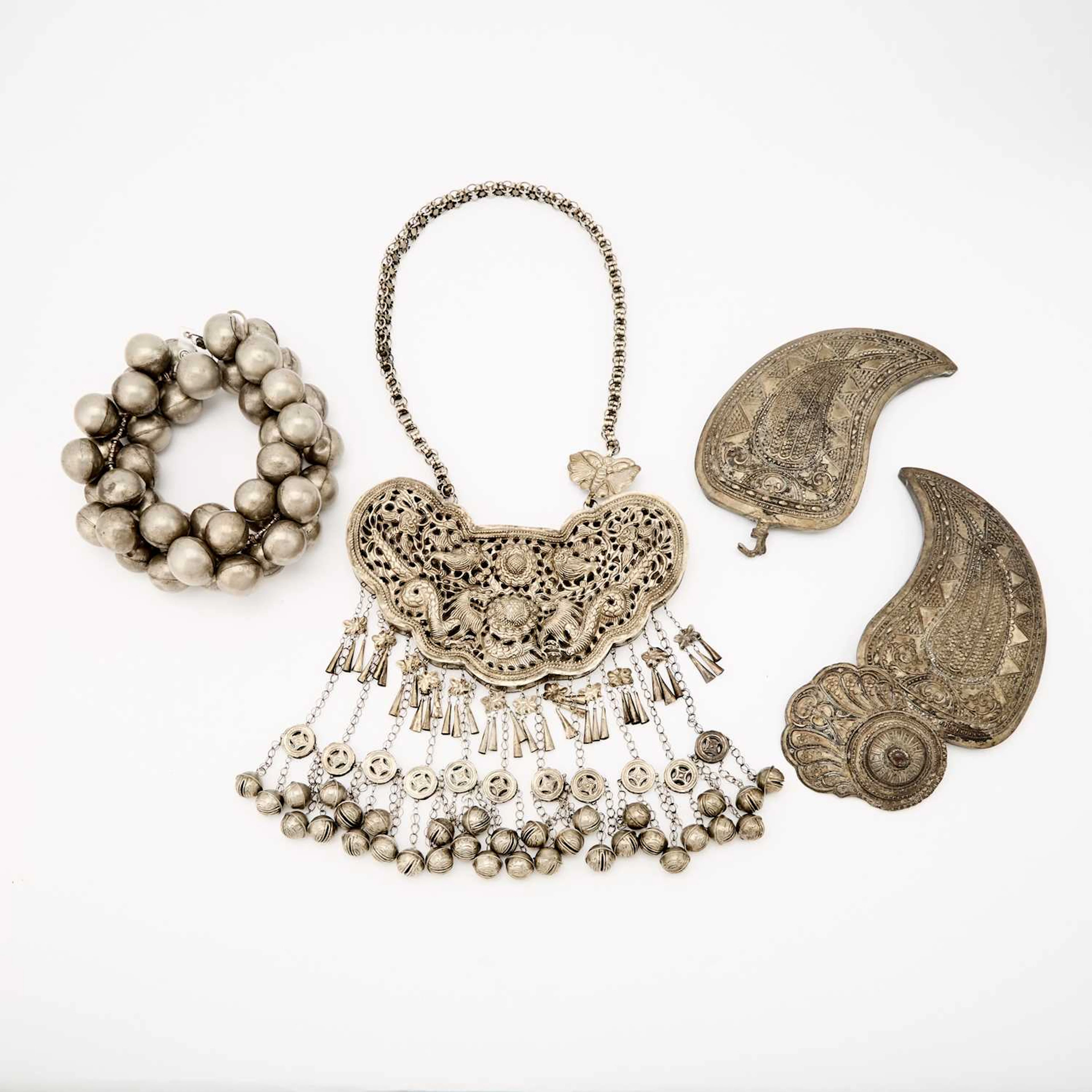 Group of Southeast Asian Metal Jewelry