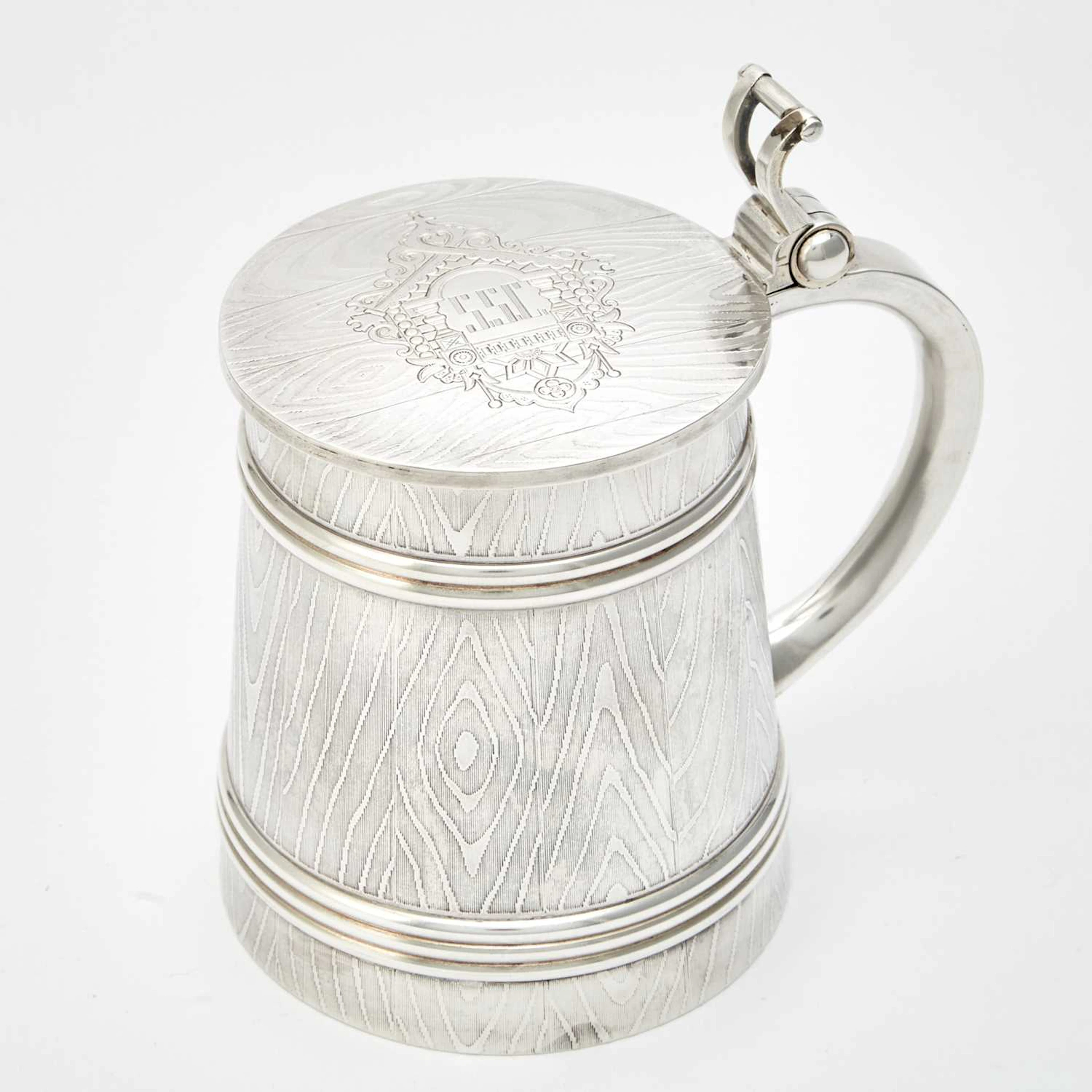 Russian Silver Trompe l'Oeil Covered Tankard