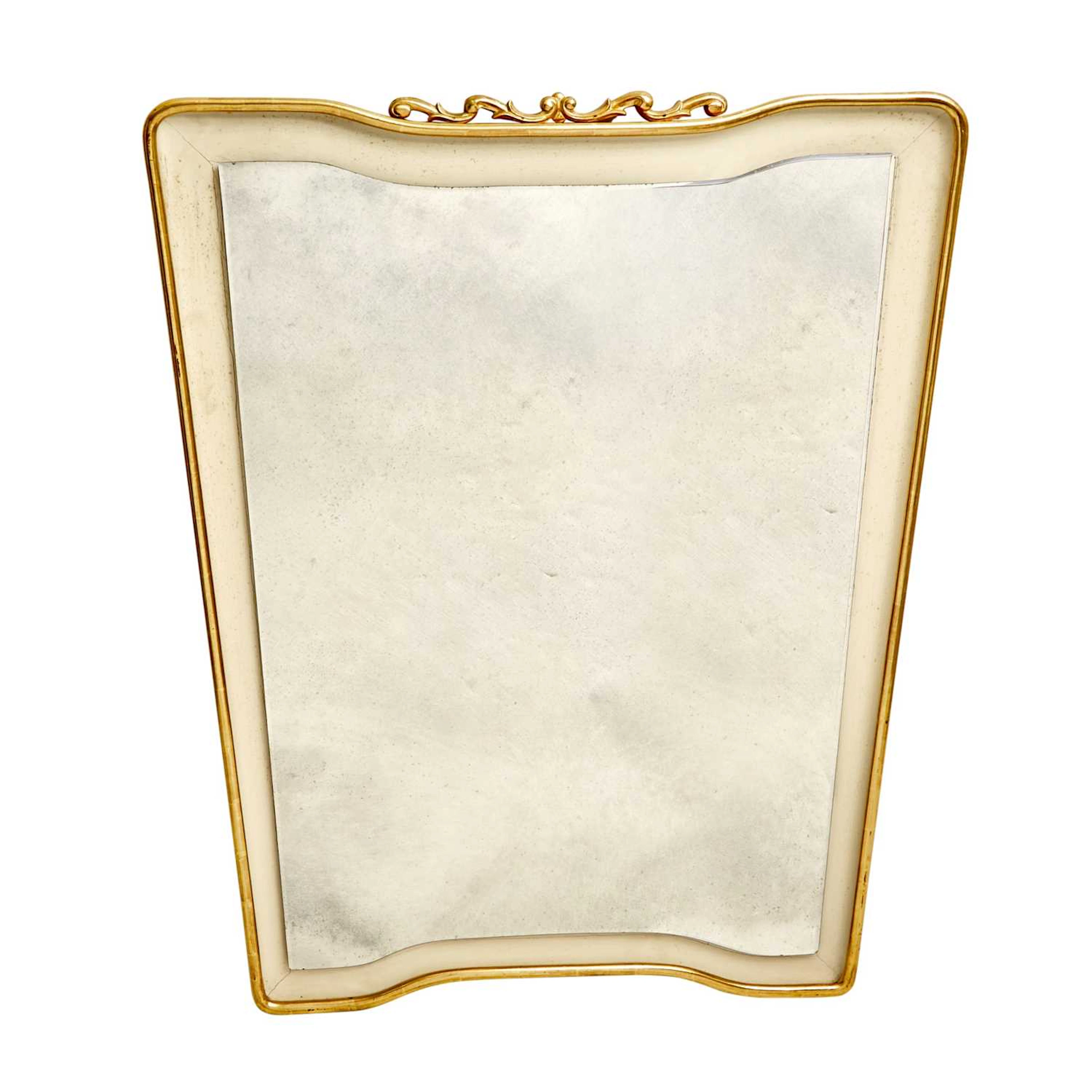 Paolo Buffa Italian Mid-Century Design Carved, Parcel Gilt and Painted