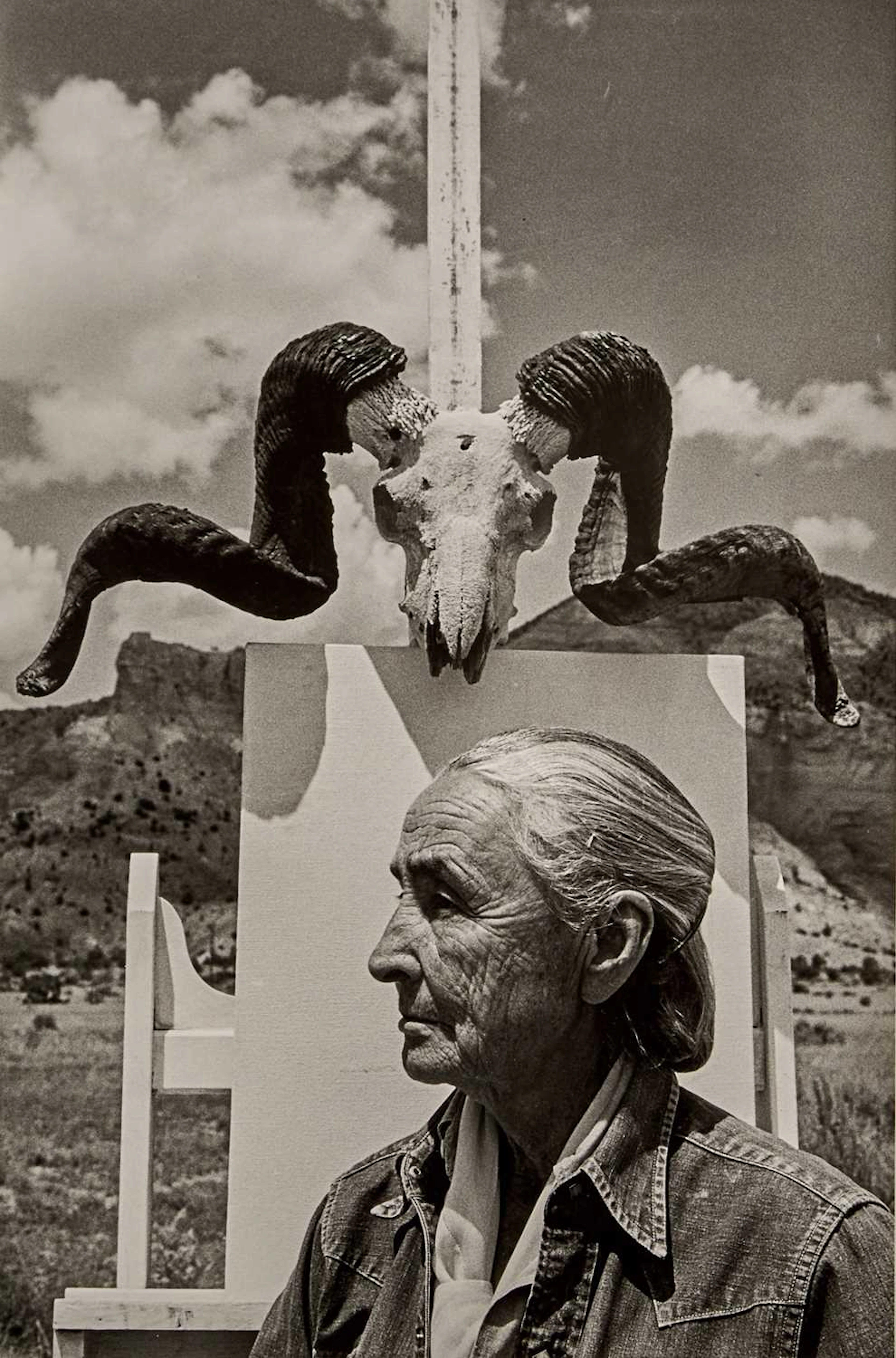 Arnold Newman, Georgia O'Keeffe, Ghost Ranch, New Mexico, 1968
