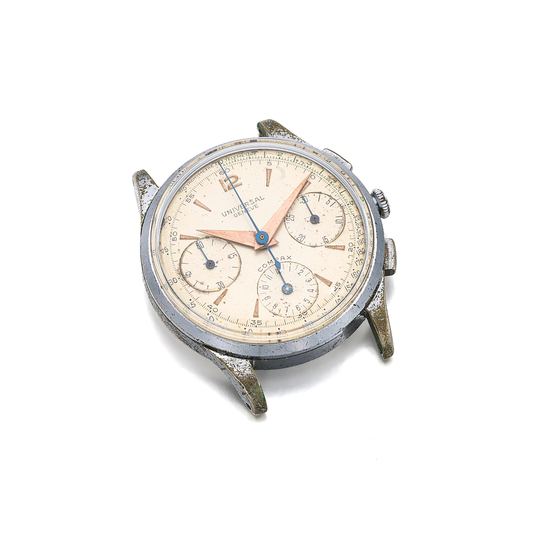 No Reserve | A Stainless Steel 'Compax' Chronograph Watch, Ref. 32424-1