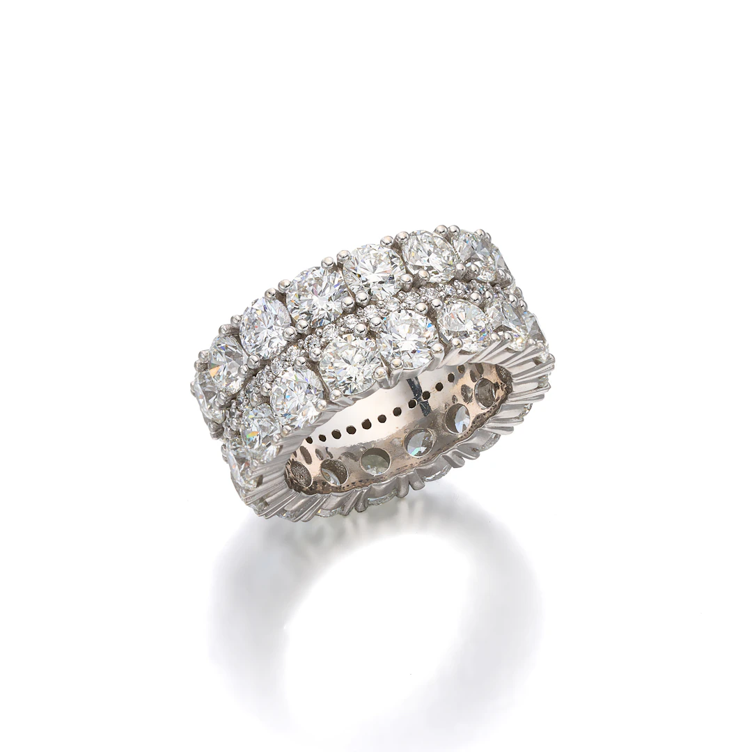 No Reserve | A Diamond and White Gold Eternity Ring