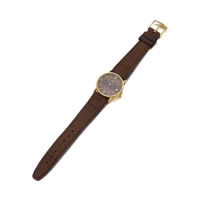 A Gold 'Baumatic' Wristwatch, Ref. 35124, Baume & Mercier