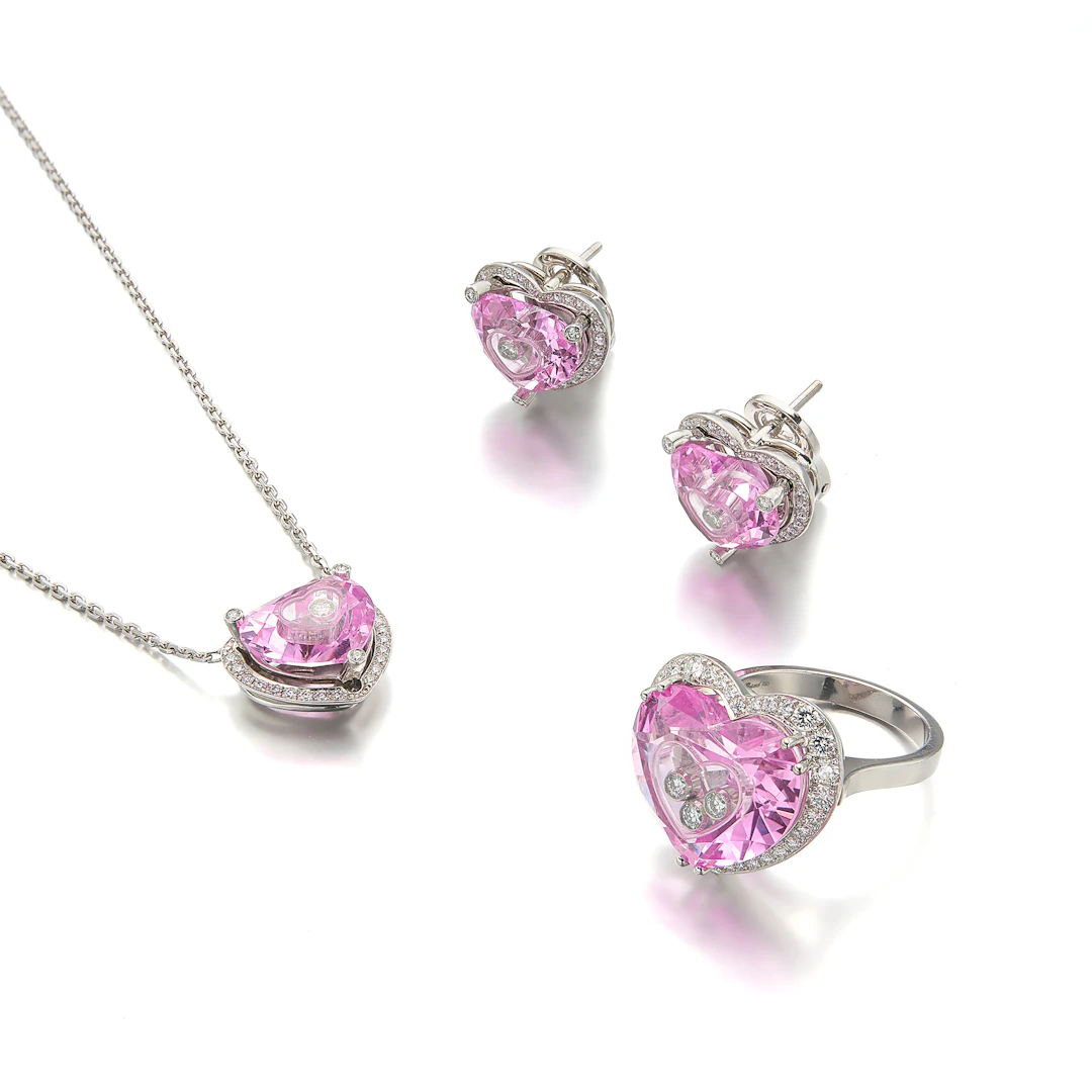 A Suite of 'Happy Diamonds' and White Gold Jewels, Chopard