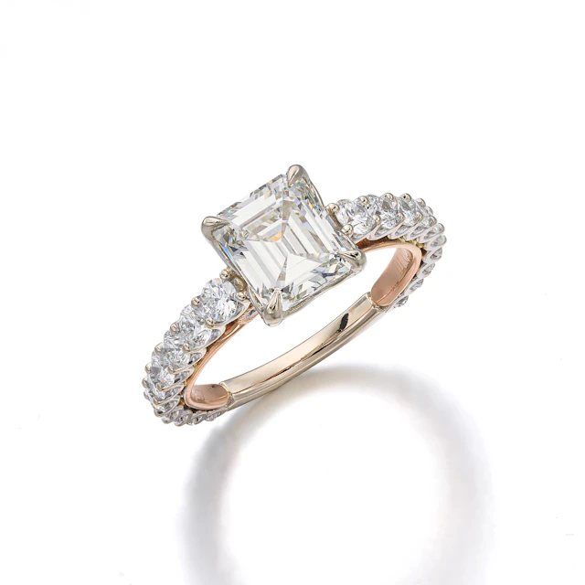 A Diamond and Gold Ring