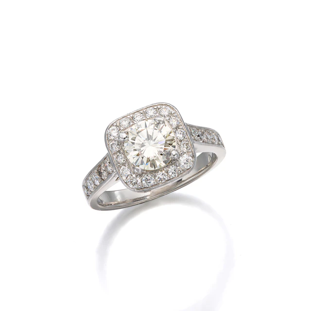A Diamond and Platinum Ring