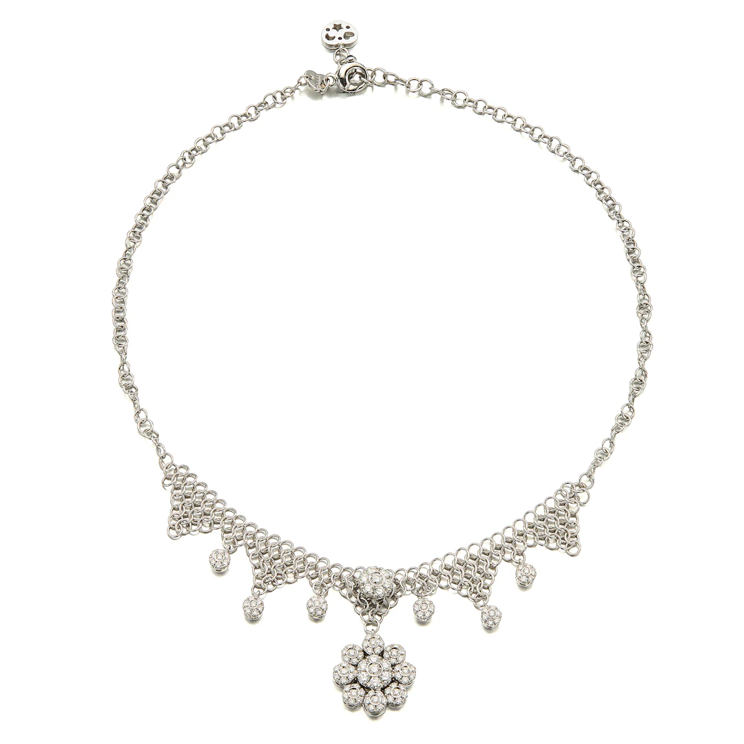 A Diamond and White Gold Necklace, by Pasquale Bruni