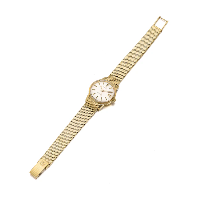 A Lady's Gold 'Ladymatic' Wristwatch, Omega