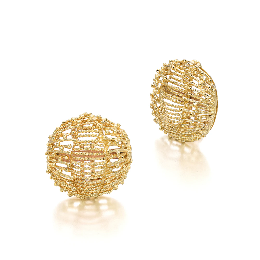 A Pair of Gold Ear Clips