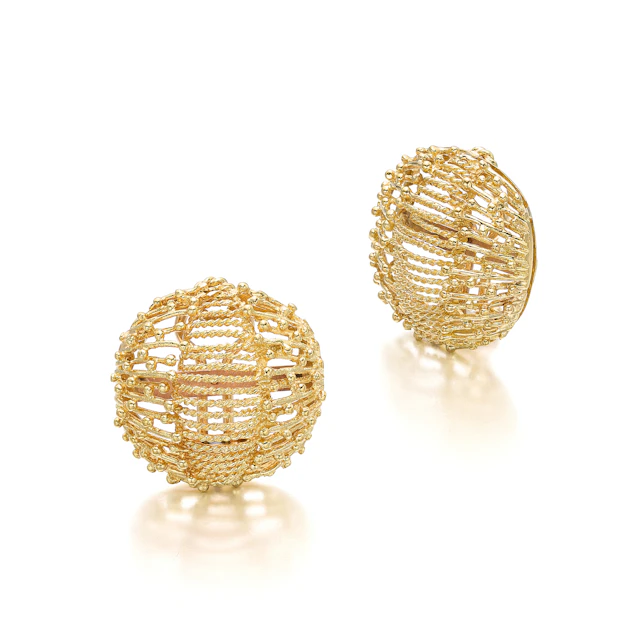 A Pair of Gold Ear Clips