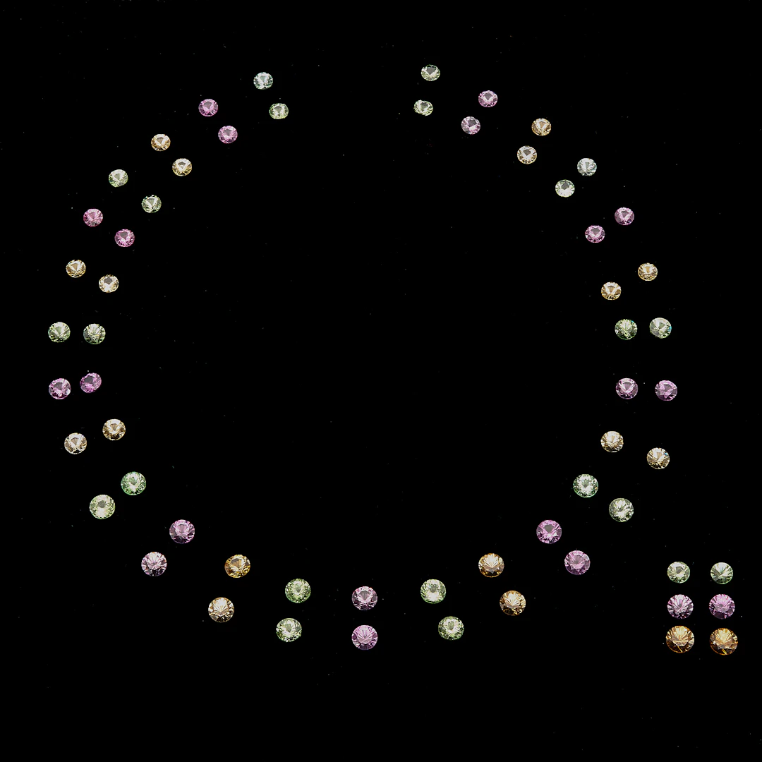 A Group of Sixty Unmounted Garnets