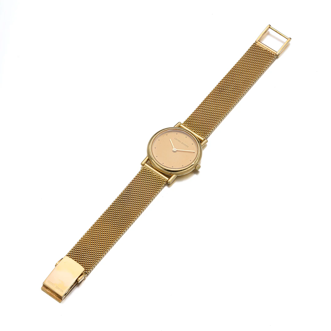 A Lady's Gold Wristwatch, Georg Jensen