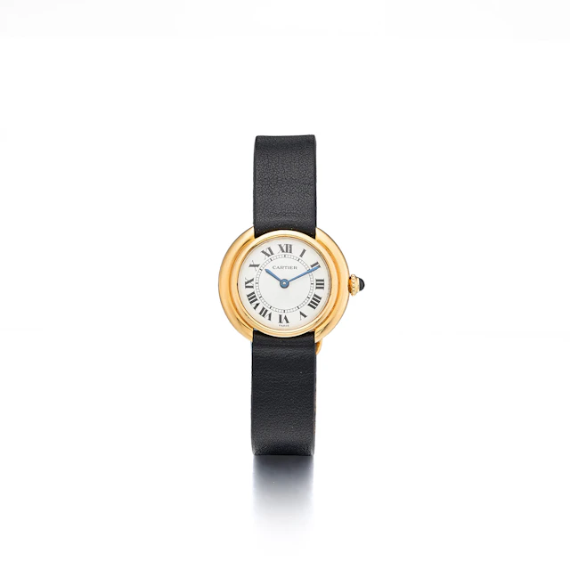 A Lady's Gold 'Ellipse' Wristwatch, Ref. 6708, Cartier, circa 1980's
