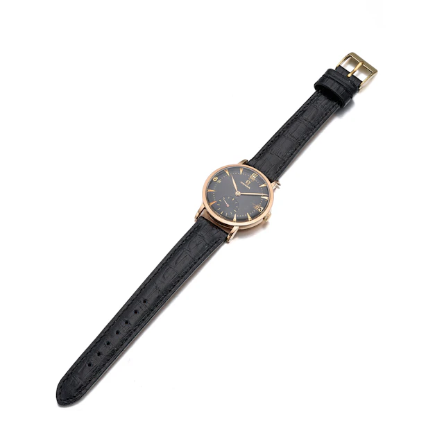 A Gentleman's Rose Gold Wristwatch, Omega, circa 1944