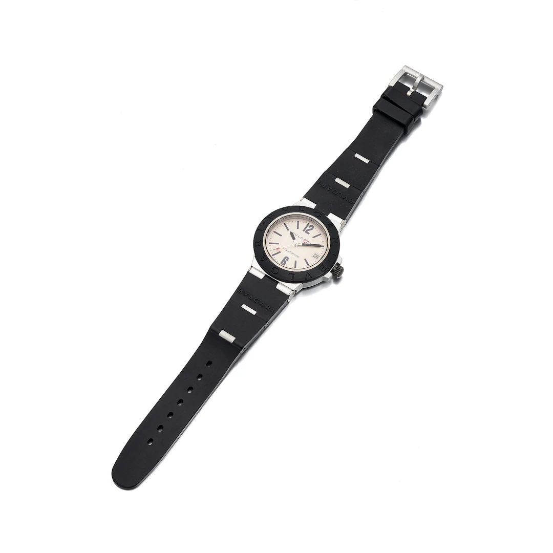 No Reserve | An Aluminium 'Diagono' Wristwatch, Ref. AL38TA, Bulgari