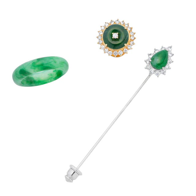 No Reserve | Three Jadeite Jewels