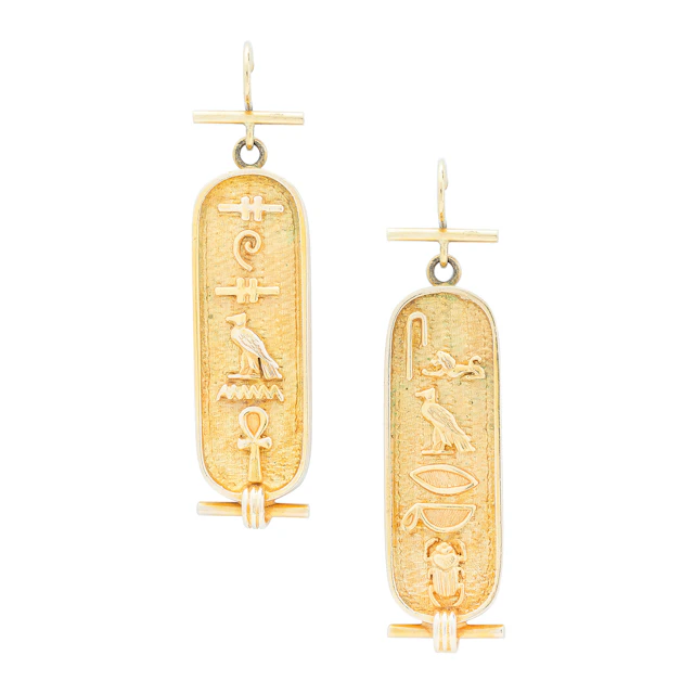 Gold Ear Pendants