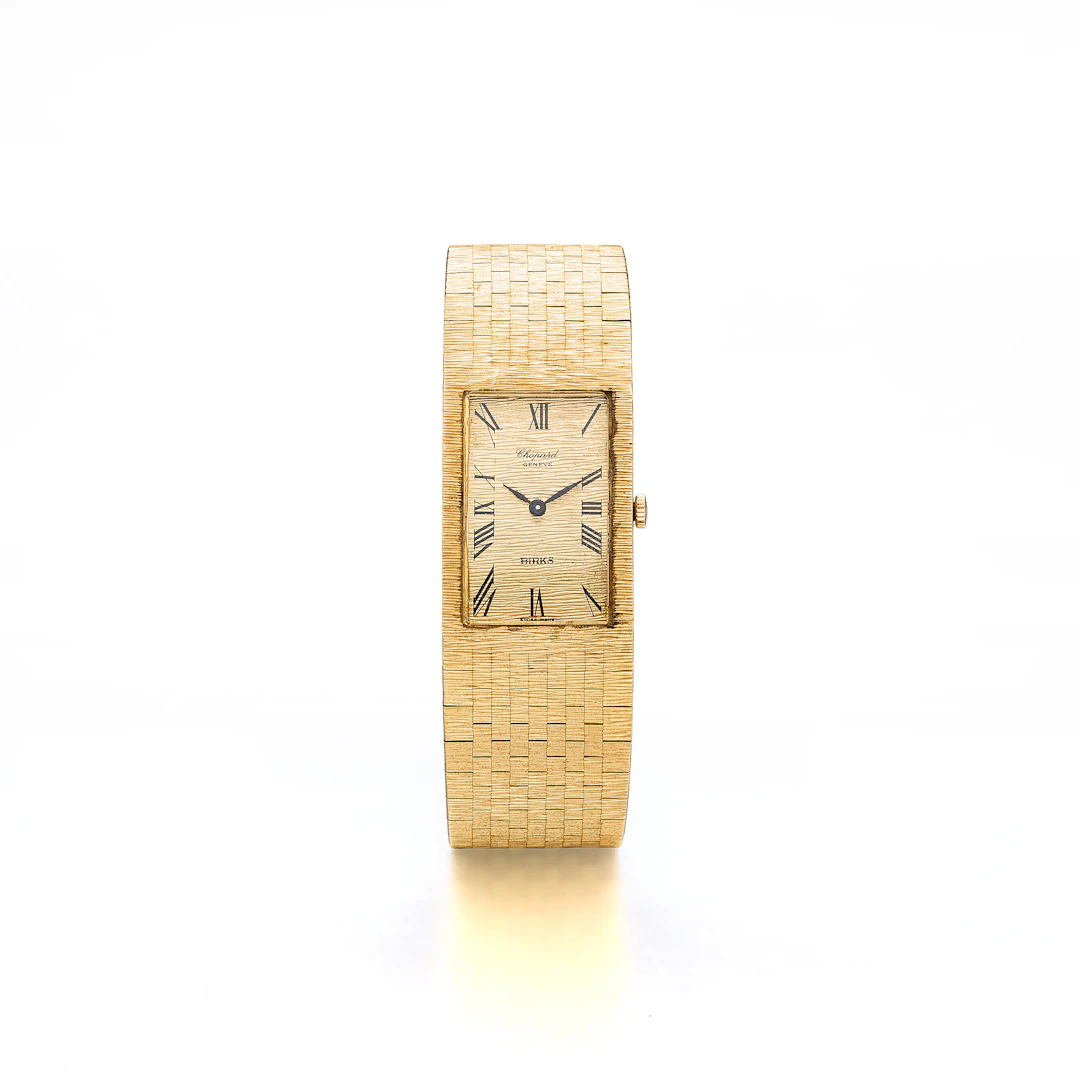 A Gold Watch, Retailed by Birks, Chopard