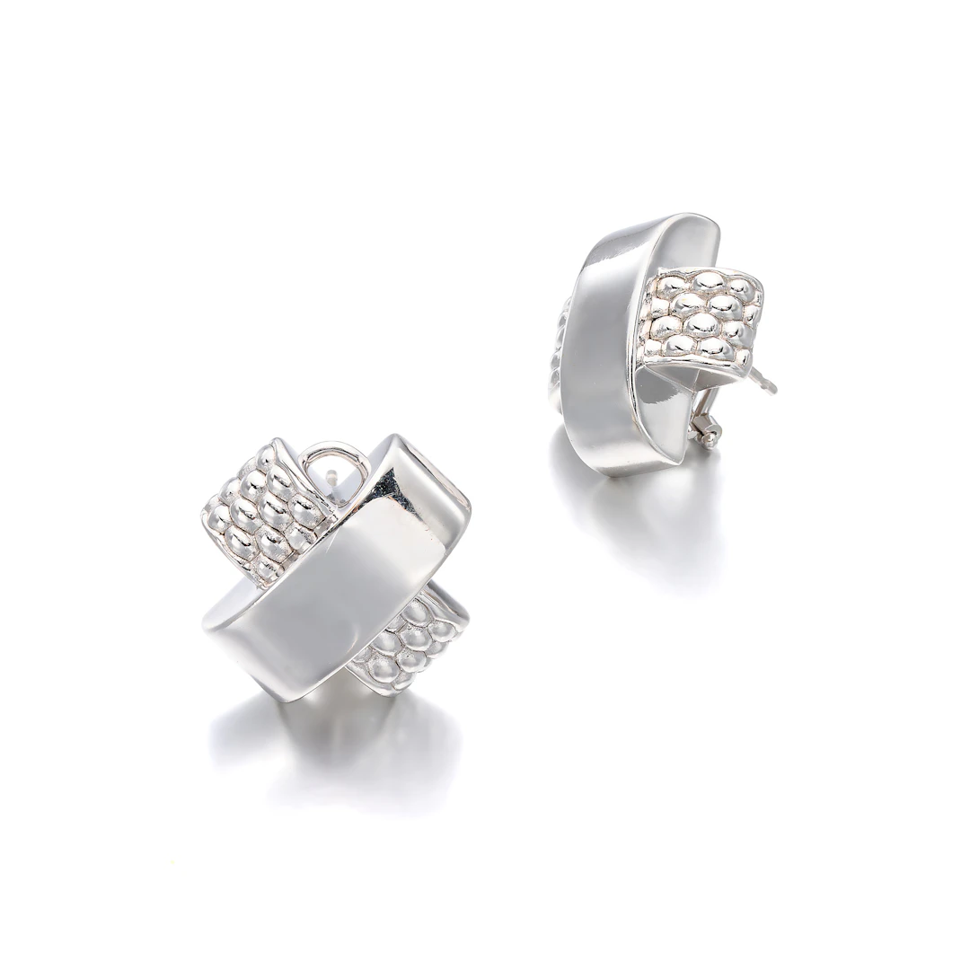 A Pair of White Gold Ear Clips, Fope