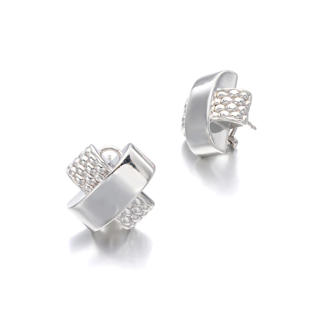 A Pair of White Gold Ear Clips, Fope