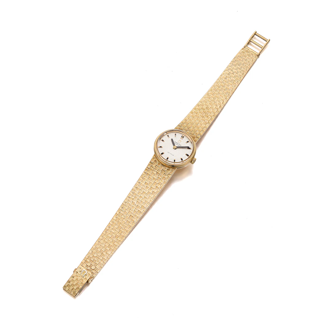 A Lady's Gold 'De Ville' Wristwatch, Omega