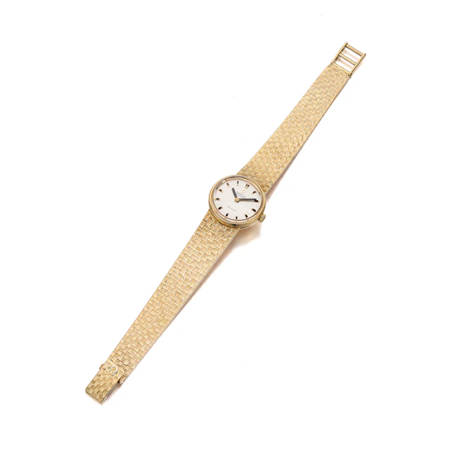 A Lady's Gold 'De Ville' Wristwatch, Omega