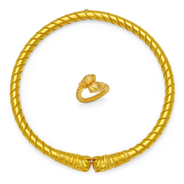A Set of Gold Jewels, Ilias Lalaounis