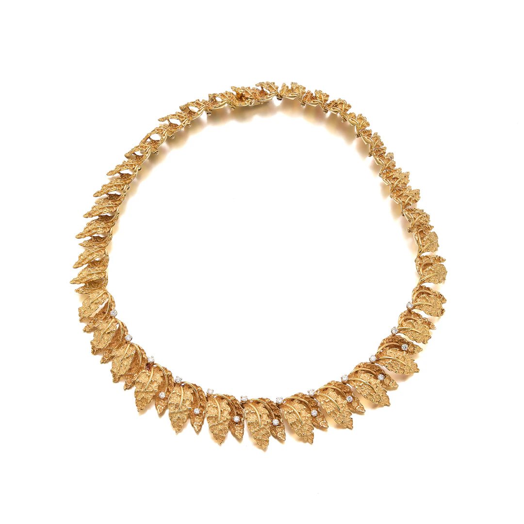 A Diamond and Gold Necklace, Birks