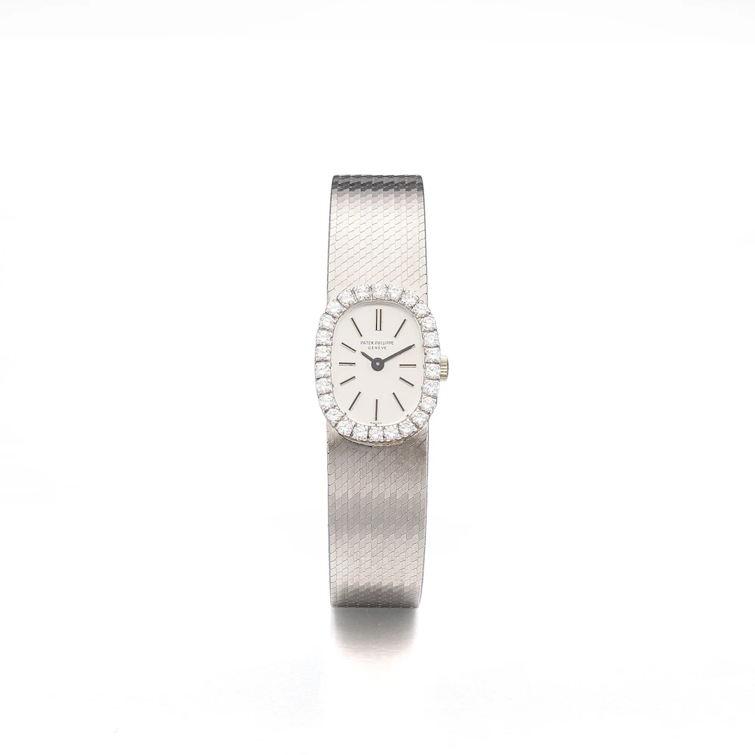 A Lady's White Gold and Diamond 'Golden Ellipse' Wristwatch, Ref.