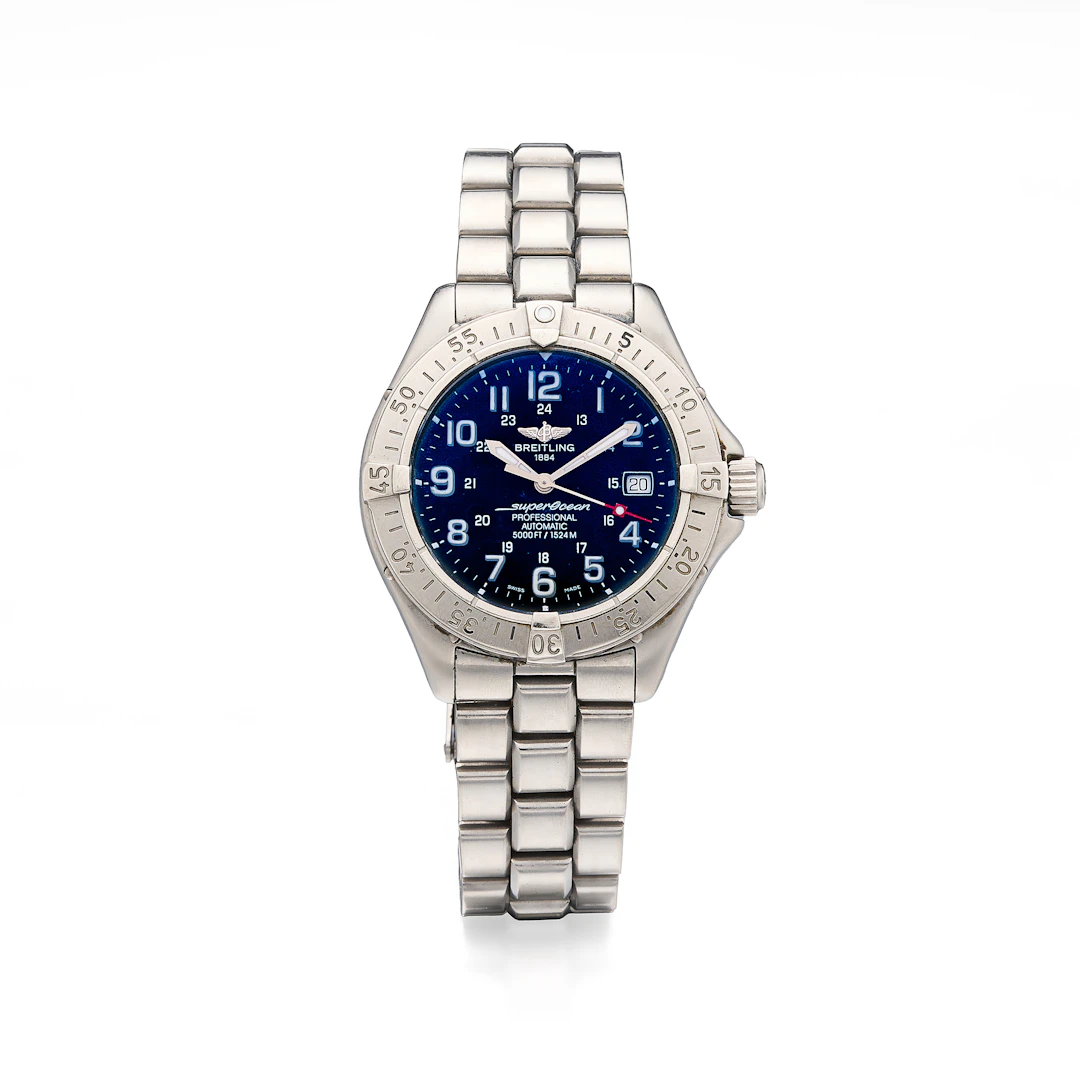 A Gentleman's Stainless Steel 'Superocean' Wristwatch, Ref. A17345, Breitling