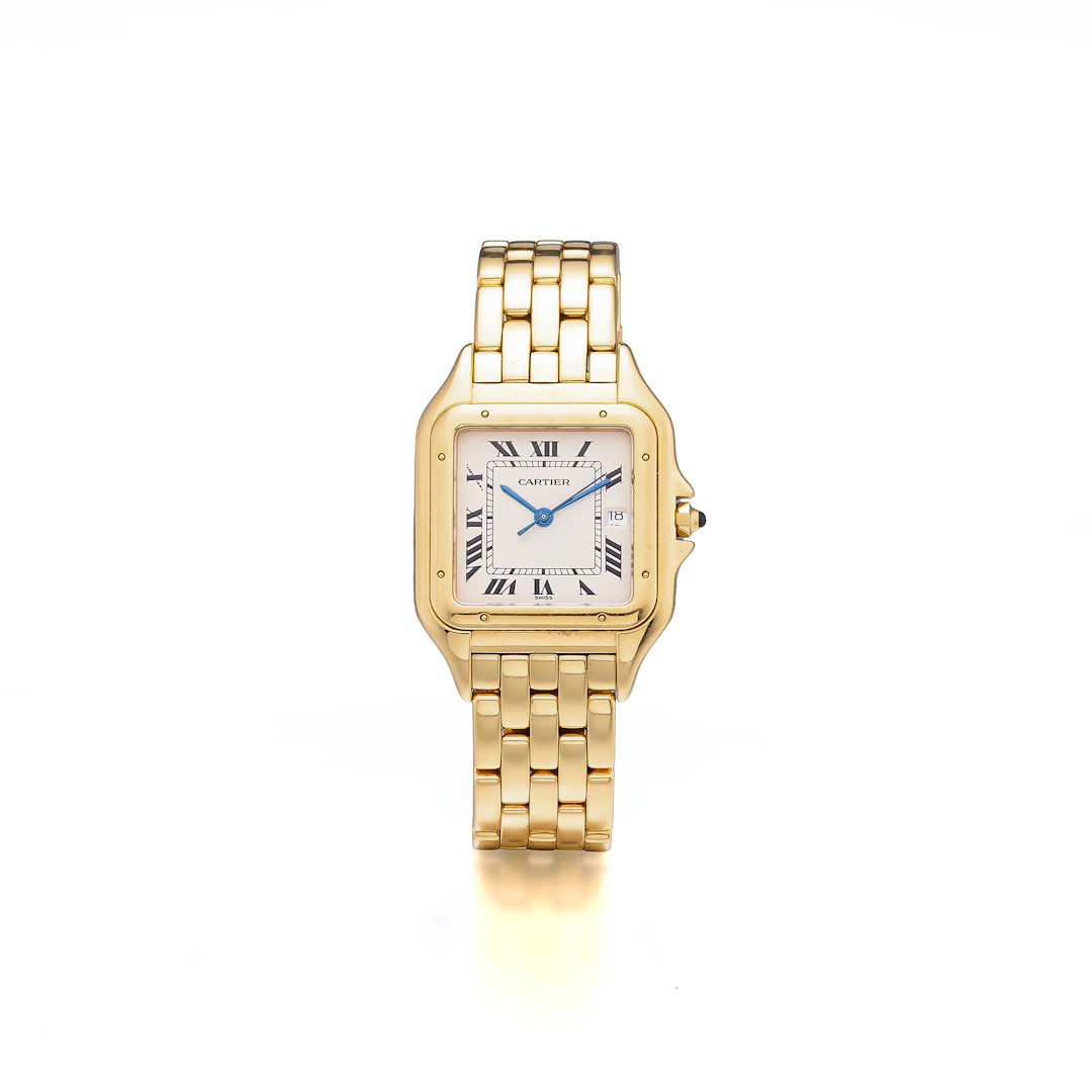 A Gold 'Panthère' Wristwatch, Ref. 1060, Cartier