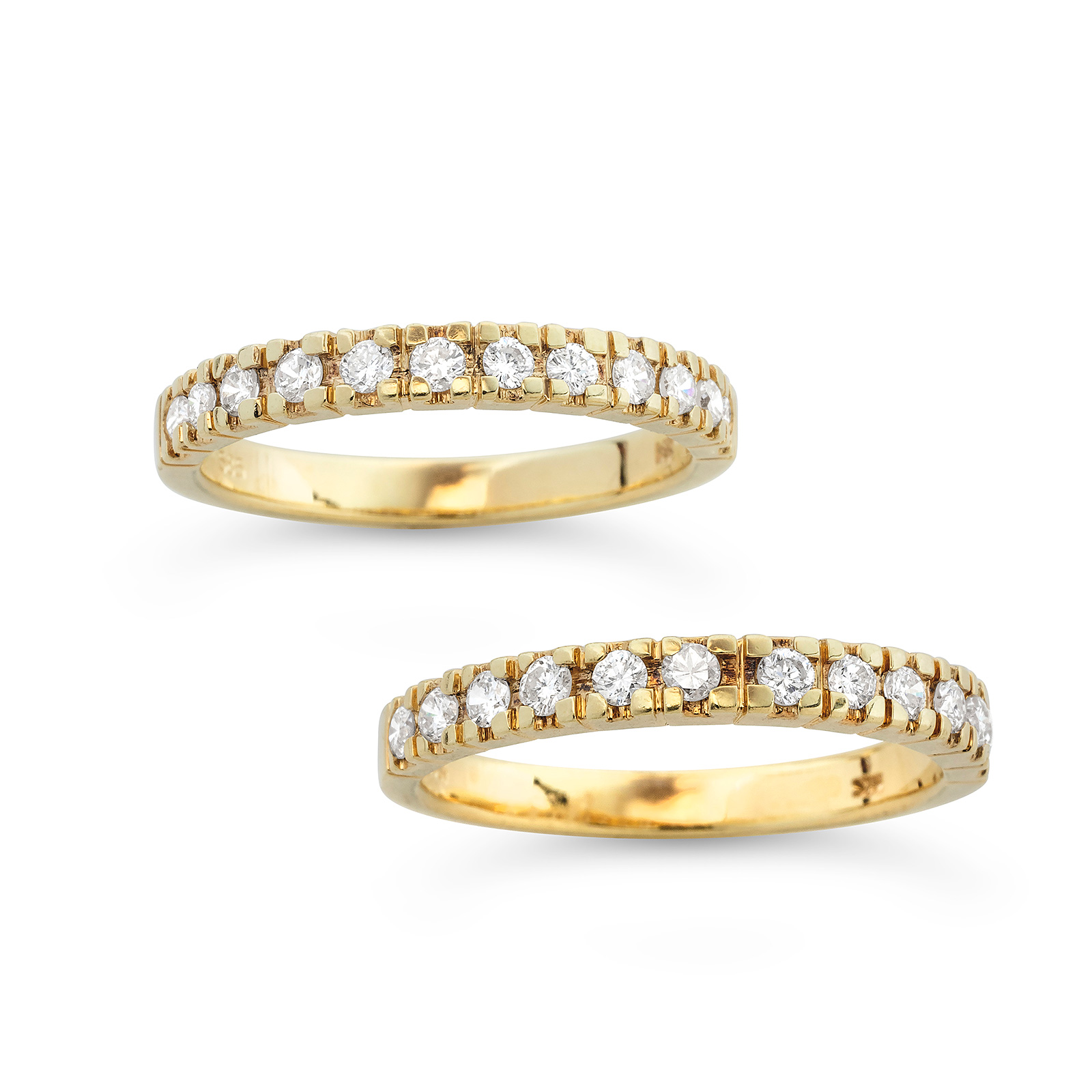No Reserve | Two Diamond and Gold Rings