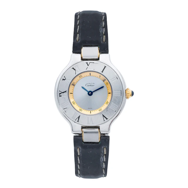 No Reserve | Gilt and Stainless Steel 'Must de Cartier 21' Wristwatch