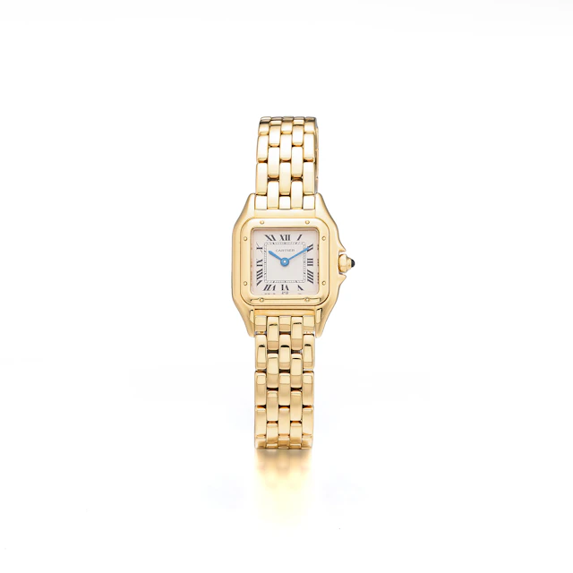 A Lady's Gold 'Panthère' Wristwatch, Ref. 866911, Cartier