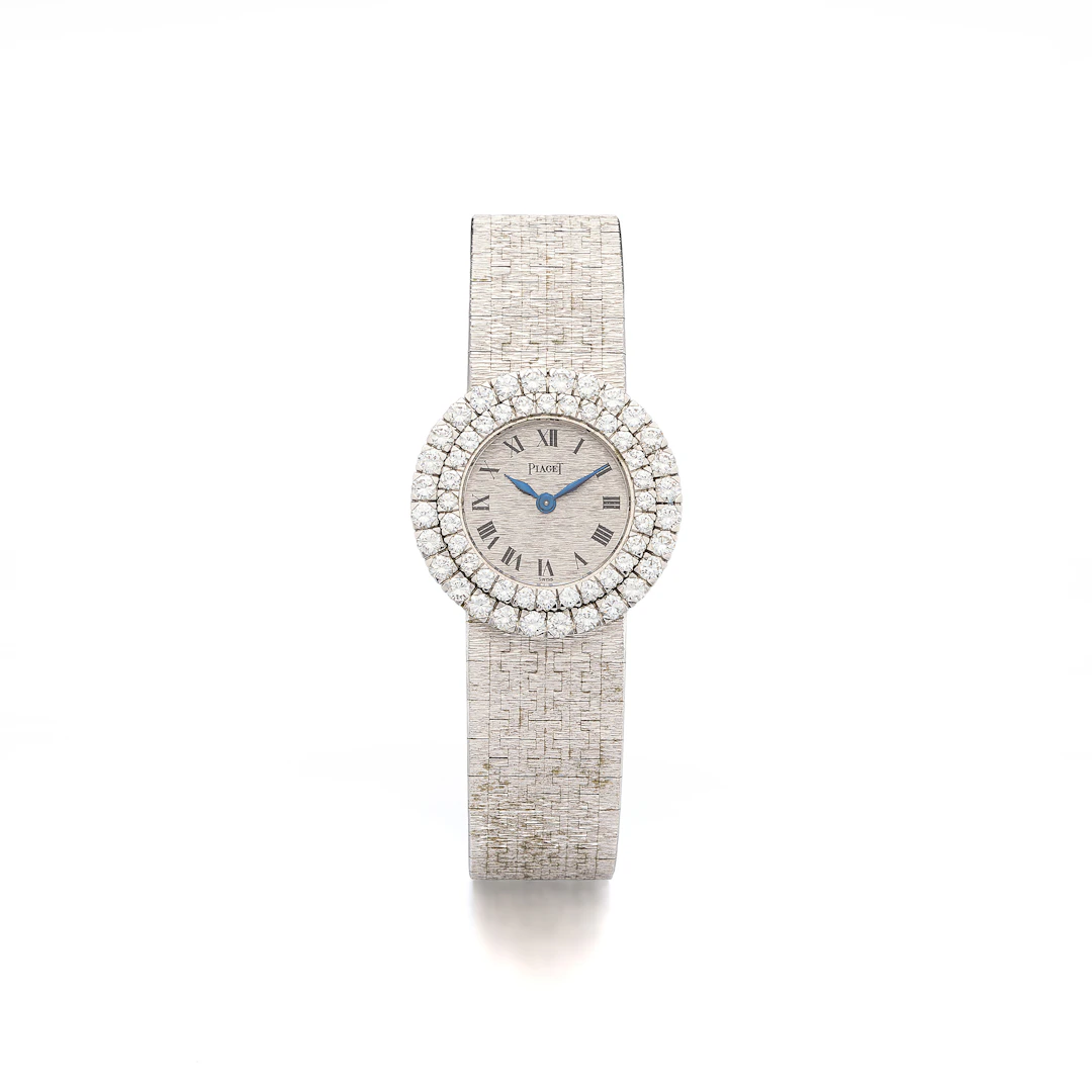A Lady's Diamond and White Gold Wristwatch, Ref. 9197 A6, Piaget
