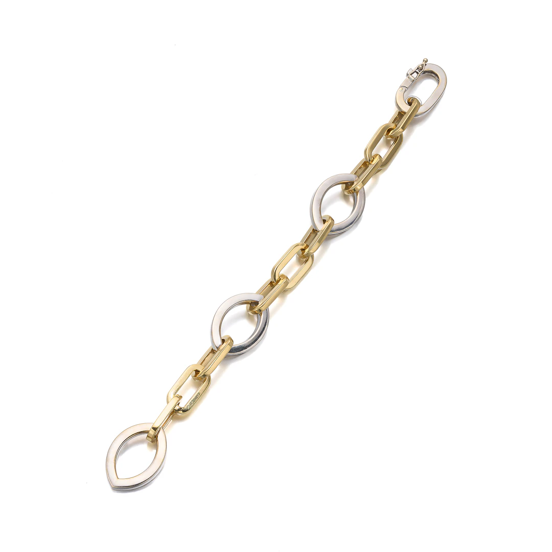A Two-Tone Gold Bracelet