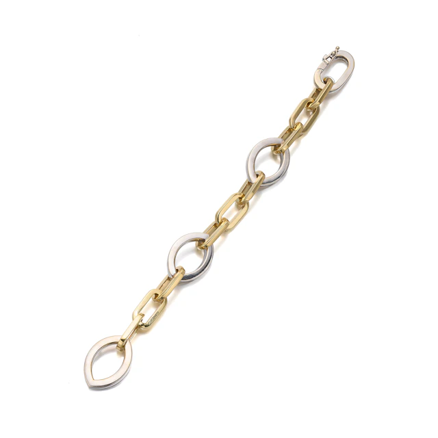 A Two-Tone Gold Bracelet